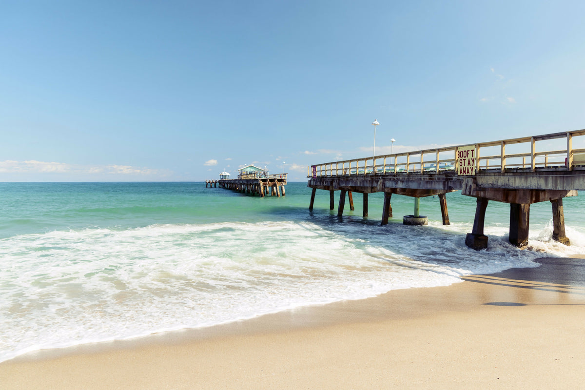 Florida, Lauderdale-By- The-Sea, Broken Pier