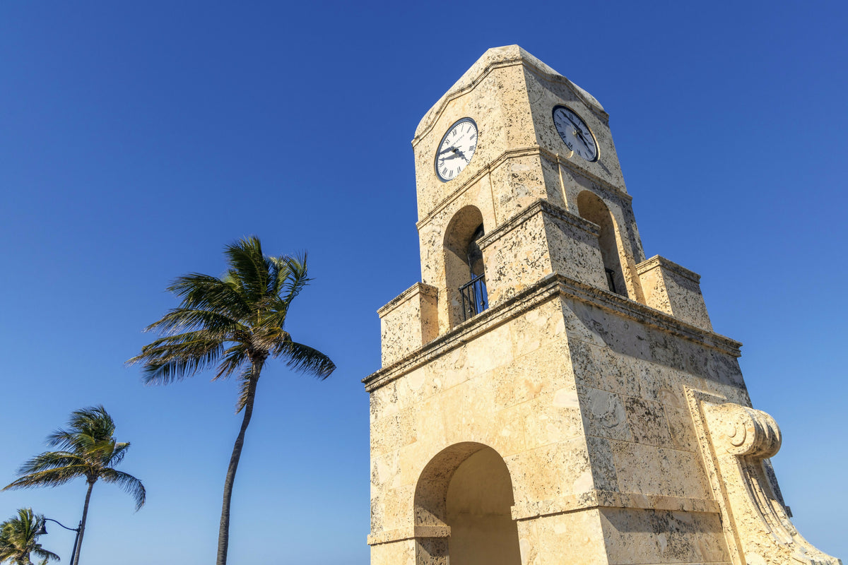 Florida, Palm Beach, Worth Avenue Clock Tower