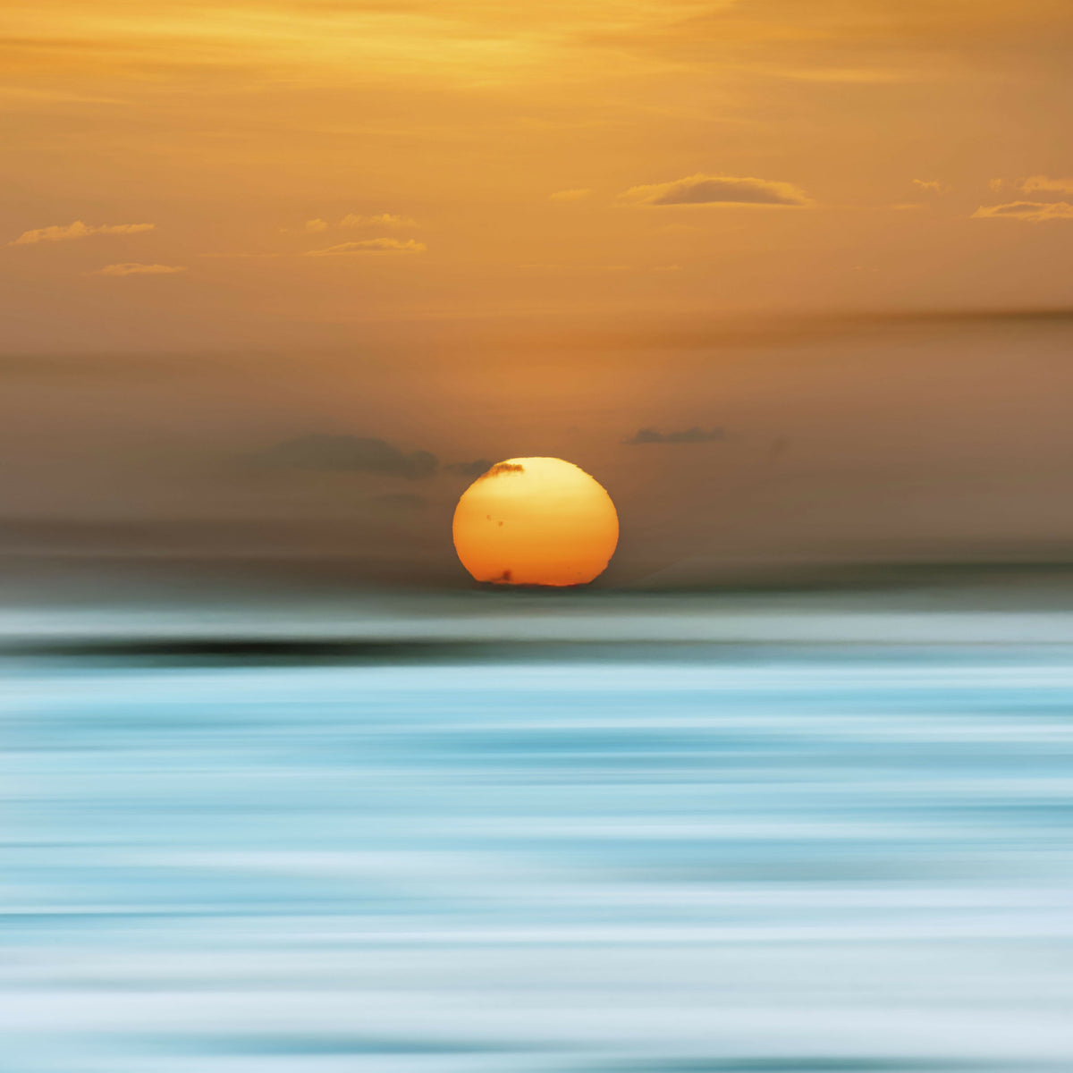Serene Abstract of a Sunset