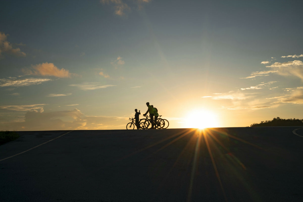 Florida, Tamarac, Sawgrass Trailhead, People Riding Bicycles at Sunset – A Moody View