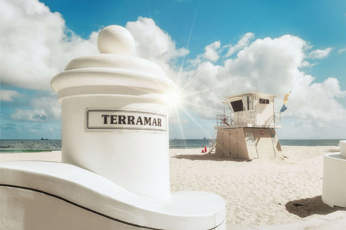 Florida, Fort Lauderdale, Lifeguard Station on the Beach