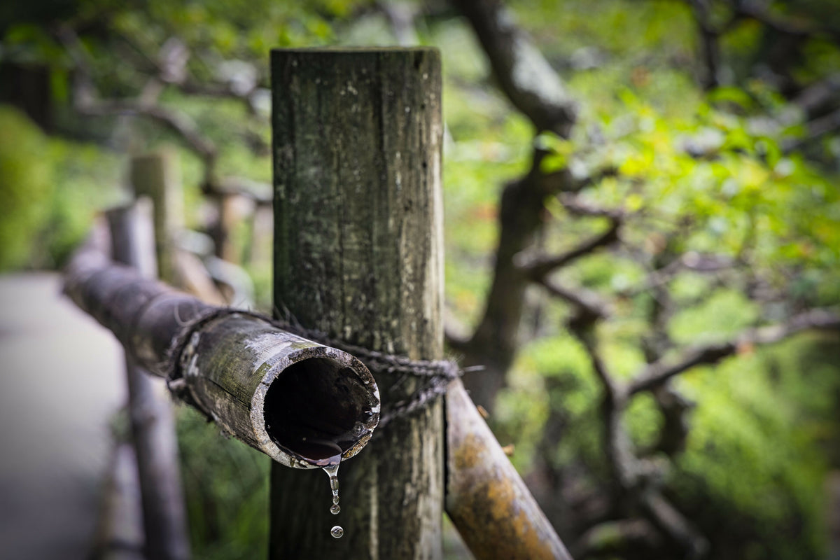 Bamboo Rod with Water Drop