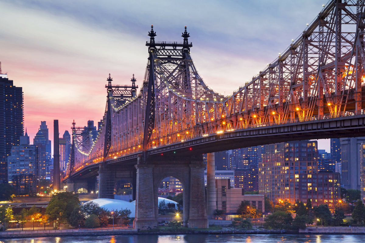 New York City, Queensboro Bridge at Night