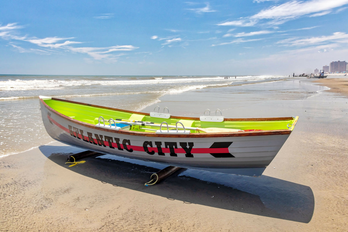New Jersey, Atlantic City, Beach, Boat