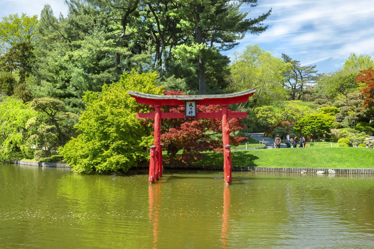 New York City, Brooklyn, Brooklyn Botanic Garden, Japanese Hill and Pond Garden, Shinto Shrine