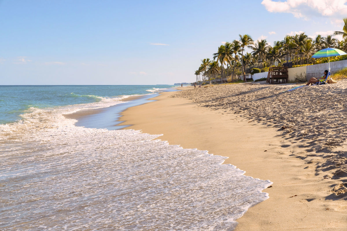 Florida, Palm Beach, Beach Scene – A Serene View