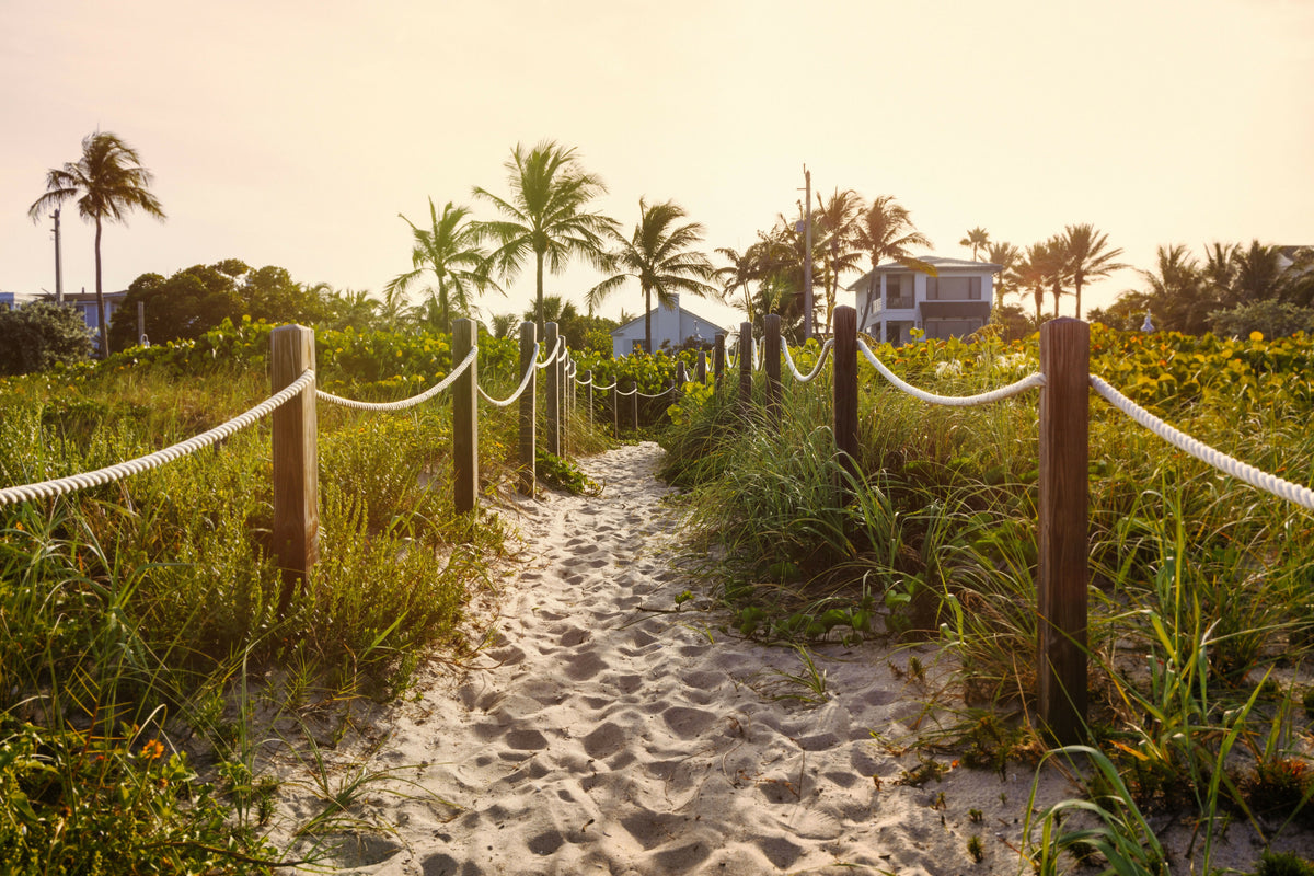 Florida, South Florida, Delray Beach, Pathway on Beach – A Peaceful View