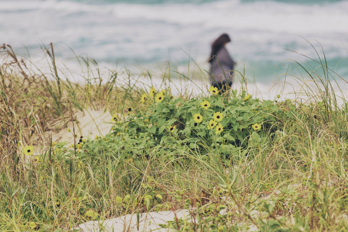 Pensive Woman at the Beach