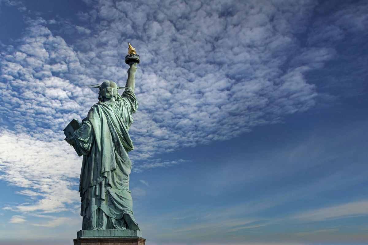 New York, Statue of Liberty from Behind